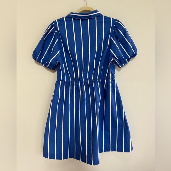 New J. Crew Short-Sleeve Tie-Waist Mini Dress, size 10 - Picture 6 of 10